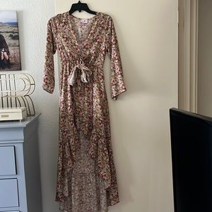 Buddy Love Floral high/low dress